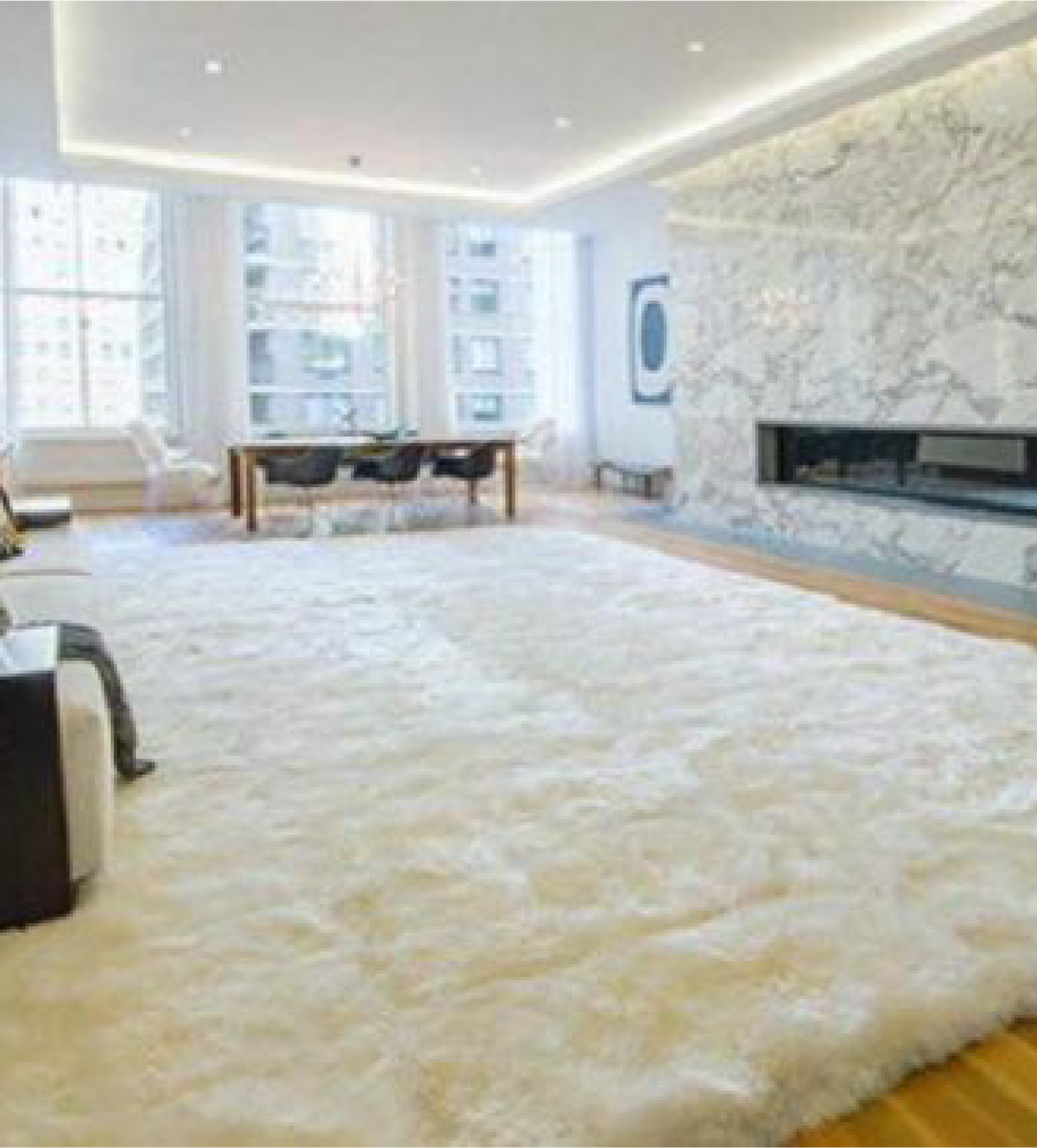 Luxurious high quality Alpaca fur Rug - Champagne, Alpaca Fur Rug Area soft fluffy, winter warm rugs indoor home, All sizes rugs