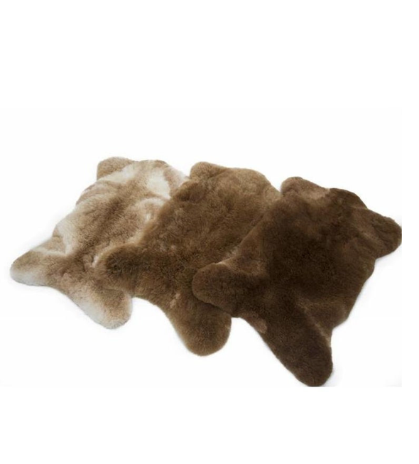 Super baby Alpaca  Rug Design. Art & Deco - Genuine peruvian alpaca fur rug   1 m X 0.70 m - Alpaca Retail