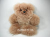 12 IN  Alpaca Fur Teddy Bear Real Alpaca fur-Stuffed Toy -Peruvian Toy from Artisans Alpaca Stuffed Animals - Alpaca Retail