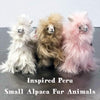 6 IN -9 IN - 11 IN  Handmade Alpaca SURI  Stuffed Animal Plush Alpaca  Fur - Alpaca Retail